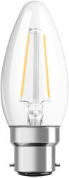 OSRAM LED izzó B35 B22d 2, 5W = 25W 250lm 2700K meleg fehér FILAMENT LEDVANCE (4099854069376)