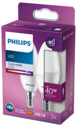 Philips LED gyertyakörte E14 B35 4.9W = 40W 470lm 4000K semleges matt PHILIPS (8719514310131)