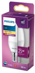 Philips LED-es gyertyakörte E14 B35 2, 8W = 25W 250lm 2700K meleg matt PHILIPS (8719514309784)