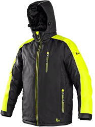 CXS Brighton Vízálló Bélelt Téli Kabát Fekete/Sárga - XL (121007880295)