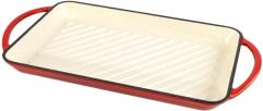 Perfect Home zománcozott öntöttvas grill tepsi 33x21, 5 cm, piros (55010) (55010)