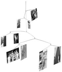 Kikkerland MH14 véletlenszerű elrendezéssel függesztett térbeli króm fényképtartó (MH14) - bestbyte