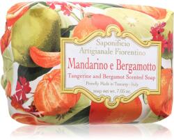 Saponificio Artigianale Fiorentino Tangerine and Bergamot Perfumed Soap természetes szilárd szappan 200 g