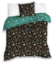 Carbotex Karácsonyi mintás ágyneműhuzat szett - Hópelyhek (ROT221045) (ROT221045)