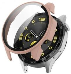 gigapack Huawei Watch GT 4 46mm műanyag rózsaszín védőkeret és kijelzővédő üveg (GP-158361) (GP-158361)