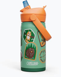 CamelBak Thrive Flip Straw Kids szigetelt SST 350ml tábori jelvényes termikus palack
