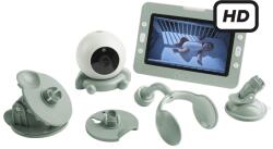 Babymoov monitor pentru bebelusi cu camera YOO GO PLUS HD, afisaj de 5" la calitate HD 720px, 8 ore de viata a bateriei, Sleep Technology (A014433)