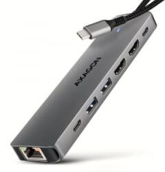 AXAGON HMC-7HX2 USB-C 5Gbps Dual 4K 7in1 Hub
