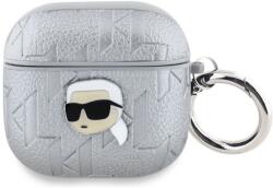 Karl Lagerfeld Monogram Karl Head tok AirPods 4-hez - ezüst - smartdiszkont