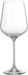 Bohemia Royal Crystal vörösboros készlet Globo, 600 ml, 4 darab (18085)