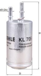 MAHLE filtru combustibil MAHLE KL705 (KL705)
