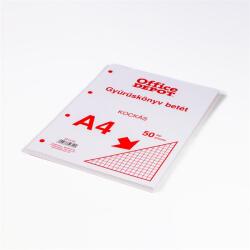 Office Depot A4 50 lapos kockás gyűrűskönyv betét (2514-52) - officedepot