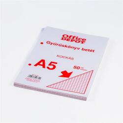 Office Depot A5 50 lapos kockás gyűrűskönyv betét (2515-52)