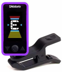 D'Addario PW-CT-17PR Eclipse Tuner Black csíptetős hangoló - lila