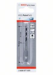 Bosch Fúró fémhez HSS PointTeQ HEX 6 pontos szárral; 3, 3 mm 2608577521 (2608577521)