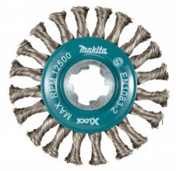 Makita tárcsakefe rozsdamentes acél huzalfonott huzal átmérő 0, 5 mm X-LOCK 115 mm D-73352 (D-73352)