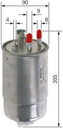 Bosch Filtru combustibil BOSCH F026402054