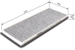 Bosch Filtru habitaclu BOSCH cu carbon activ 1987432400