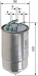 Bosch Filtru combustibil BOSCH F026402051