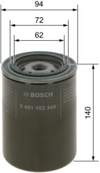 Bosch Filtru Ulei BOSCH 0451103346