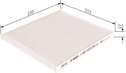Bosch Filtru habitaclu BOSCH 1987432254