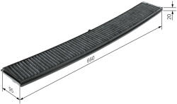 Bosch Filtru habitaclu BOSCH cu carbon activ 1987432336