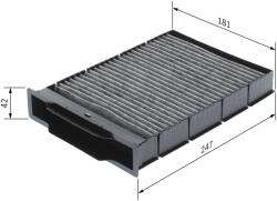 Bosch Filtru habitaclu BOSCH cu carbon activ 1987432393