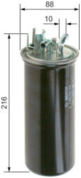 Bosch Filtru combustibil BOSCH 0450906459