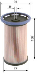 Bosch Filtru combustibil BOSCH 1457070014