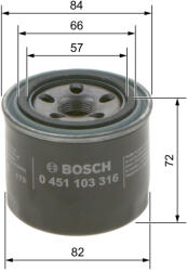 Bosch Filtru ulei BOSCH 0451103316
