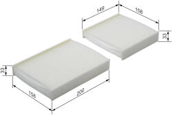 Bosch Filtru Habitaclu BOSCH 1987432136