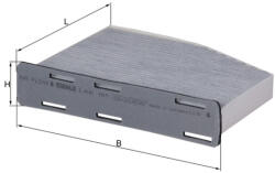 KNECHT Filtru habitaclu KNECHT cu carbon activ LAK181