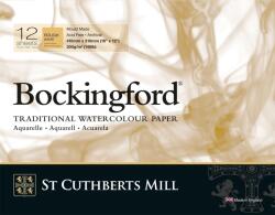 St Cuthberts Mill Bockingford Rough Vázlatfüzet 12 41 x 31 cm 300 g White (T47430001011E)