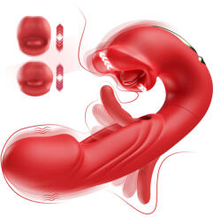 SuperLove Ultimate G-Spot Total Pleaser Red Vibrator