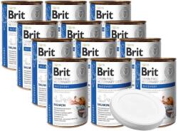 Brit veterinary Brit Grain Free Veterinary Diet Dog/Cat Recovery Salmon 12x400g + fedél 400g-os konzervdobozhoz - 7.6cm FREE