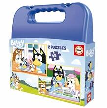 Educa Puzzle Suitcase 2x48 - Bluey