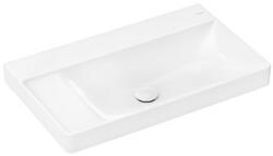 Hansgrohe Xelu Q kerámia mosdó bal oldali szegéllyel 80x48 csapfurat és túlfolyó nélkül SmartClean, fehér 61032450 (61032450)