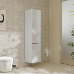 Hansgrohe Xelu Q magas ajtós szekrény 165x40x35 cm jobboldali ajtópánt, króm fogantyú/magasfényű fehér 54139000 (54139000)