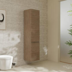 Hansgrohe Xelu Q magas ajtós szekrény 165x40x35 cm jobboldali ajtópánt, króm fogantyú/természetes tölgy 54141000 (54141000)