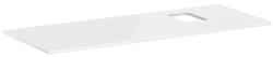 Hansgrohe Xelu Q Pultlap 1360/550 jobboldali kivágással, csaplyukas mosdótálhoz, magasfényű fehér 54124050 (54124050)