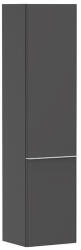 Hansgrohe Xelu Q magas ajtós szekrény 165x40x35 cm jobboldali ajtópánt, matt fehér fogantyú/matt szürke gyémánt 54140700 (54140700)
