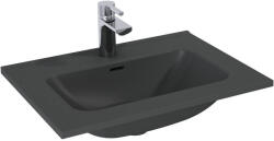 AREZZO design Skappa kerámia mosdó 60 cm csaplyukkal és túlfolyóval, matt antracit AR-146061 (AR-146061)