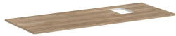 Hansgrohe Xelu Q Pultlap 1360/550 jobboldali kivágással, csaplyukas mosdótálhoz, természetes tölgy 54124230 (54124230)
