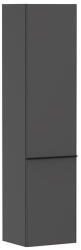 Hansgrohe Xelu Q magas ajtós szekrény 165x40x35 cm jobboldali ajtópánt, matt fekete fogantyú/matt szürke gyémánt 54140670 (54140670)