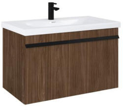 AREZZO design Nevada 90 alsószekrény szifonkivágással és fiókkal, lincoln dió AR-168849 (AR-168849)