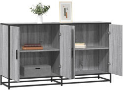 vidaXL szürke sonoma színű szerelt fa tálalószekrény 134 x 35 x 76 cm (VD3300818)