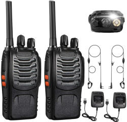 Bedee 2X Baofeng BF-888S Rövidhullámú Rádiókészülék Walkie Talkie Pmr (SP3651)