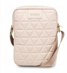 GUESS Táska GUTB10QLPK 10" rózsaszín/pink Quilted Tablet Bag (3700740476581)