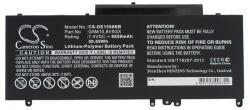 Cameron Sino Cameron Sino Replacement akkumulátor / akkuDELL Latitude 3150, 3160, 5450, E3550, E5250, G5M10, 7V69Y, Li-Polymer 6850mAh akkumulátor / akku (CS-DE1550NB)