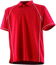 Finden & Hales Férfi Performance csöves póló póló 2XL fehér|színes|vörös